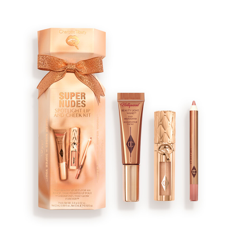 super nudes spotlight lip and cheek kit