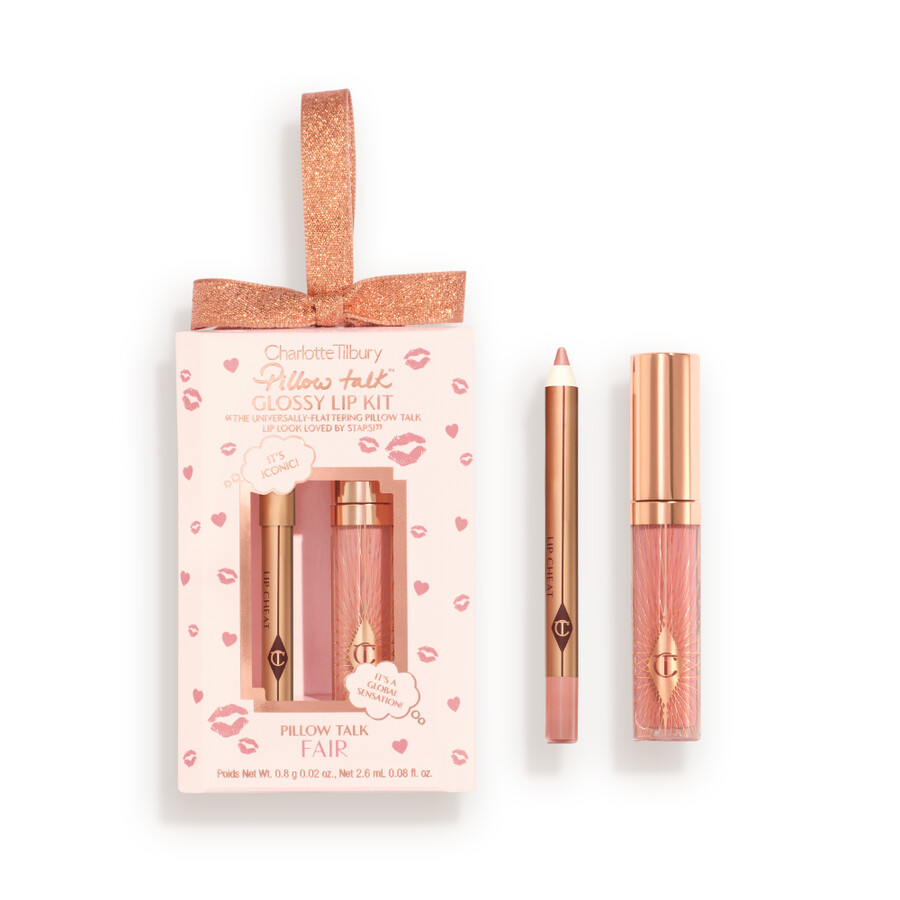 pillow talk mini glossy lips duo