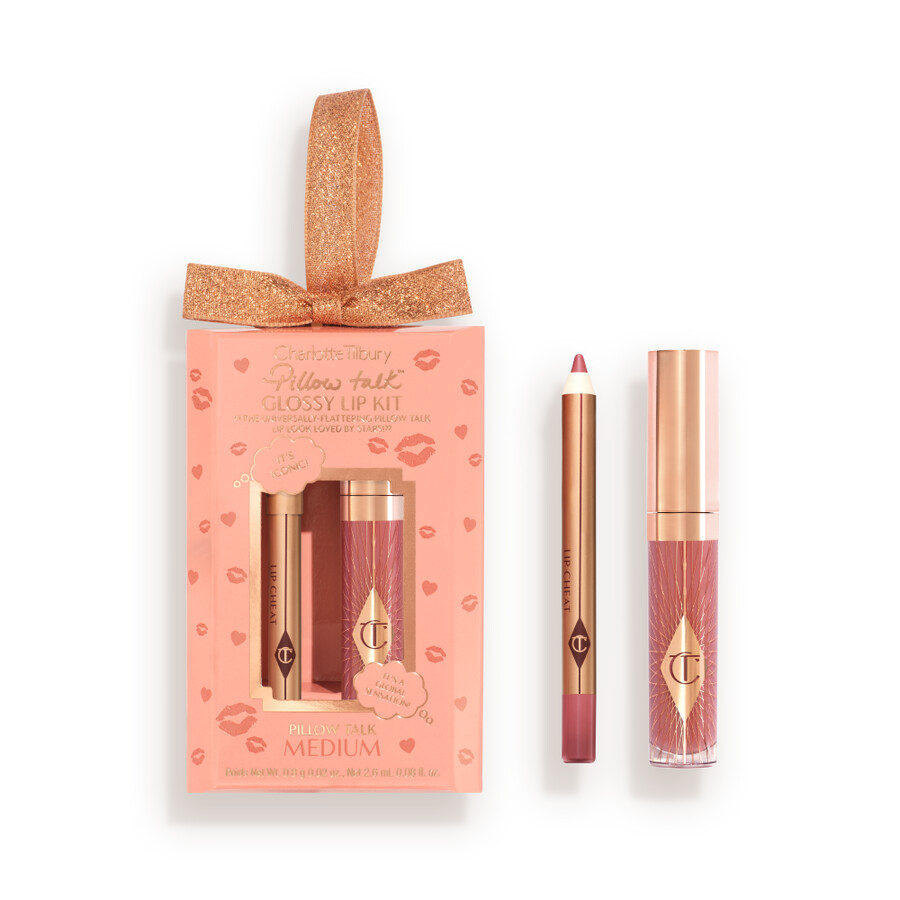 pillow talk mini glossy lips duo