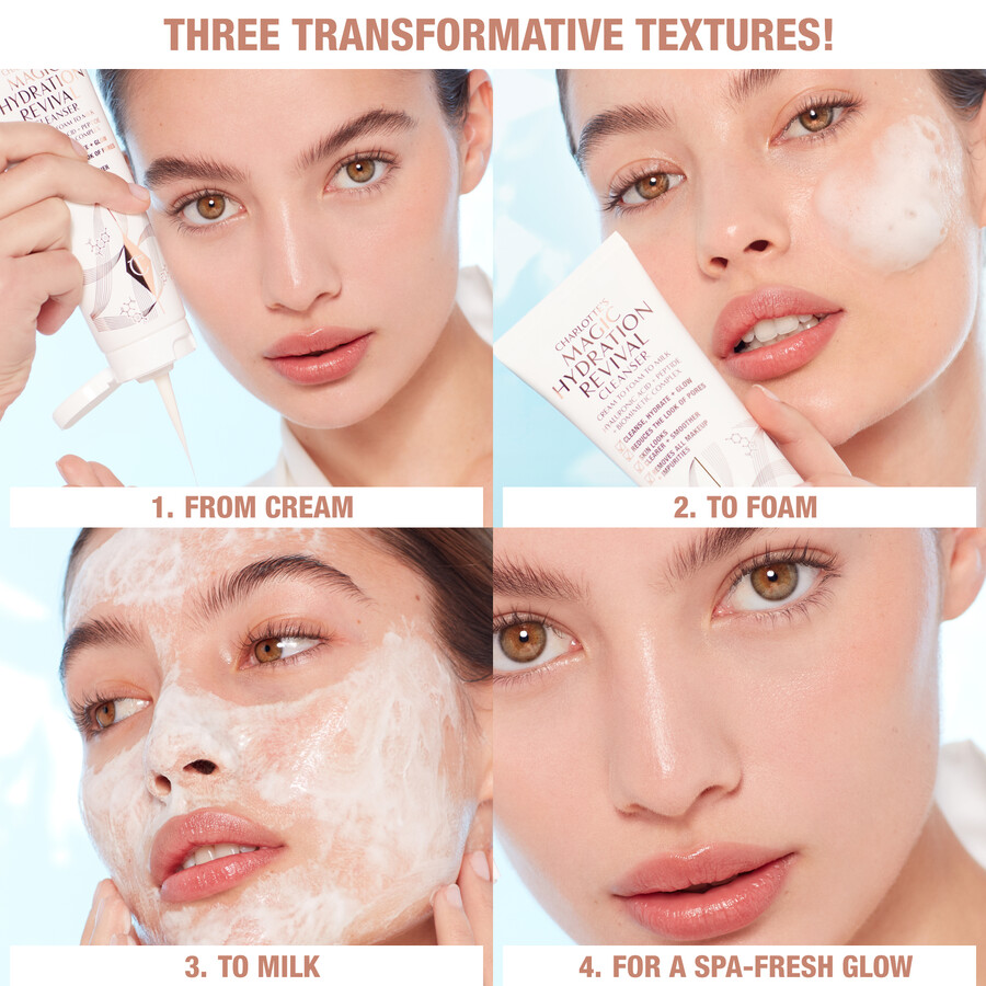 charlottes 3-step magic skin routine