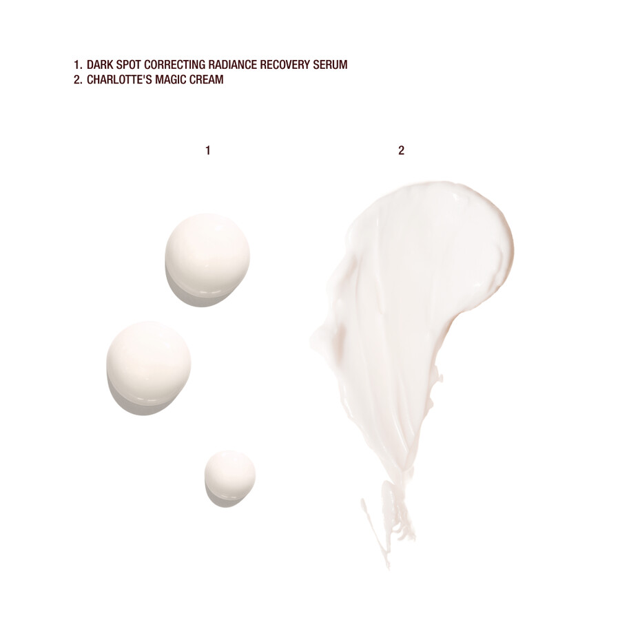 mini dark spot serum charlottes magic cream duo