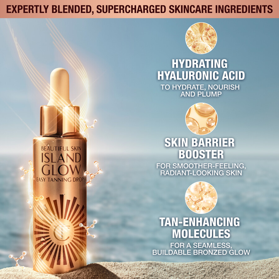 beautiful skin island glow easy tanning drops
